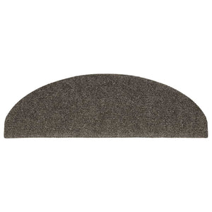 Tappetini per Scale 10 pz Antracite 65x21x4 cm Agugliati 149715