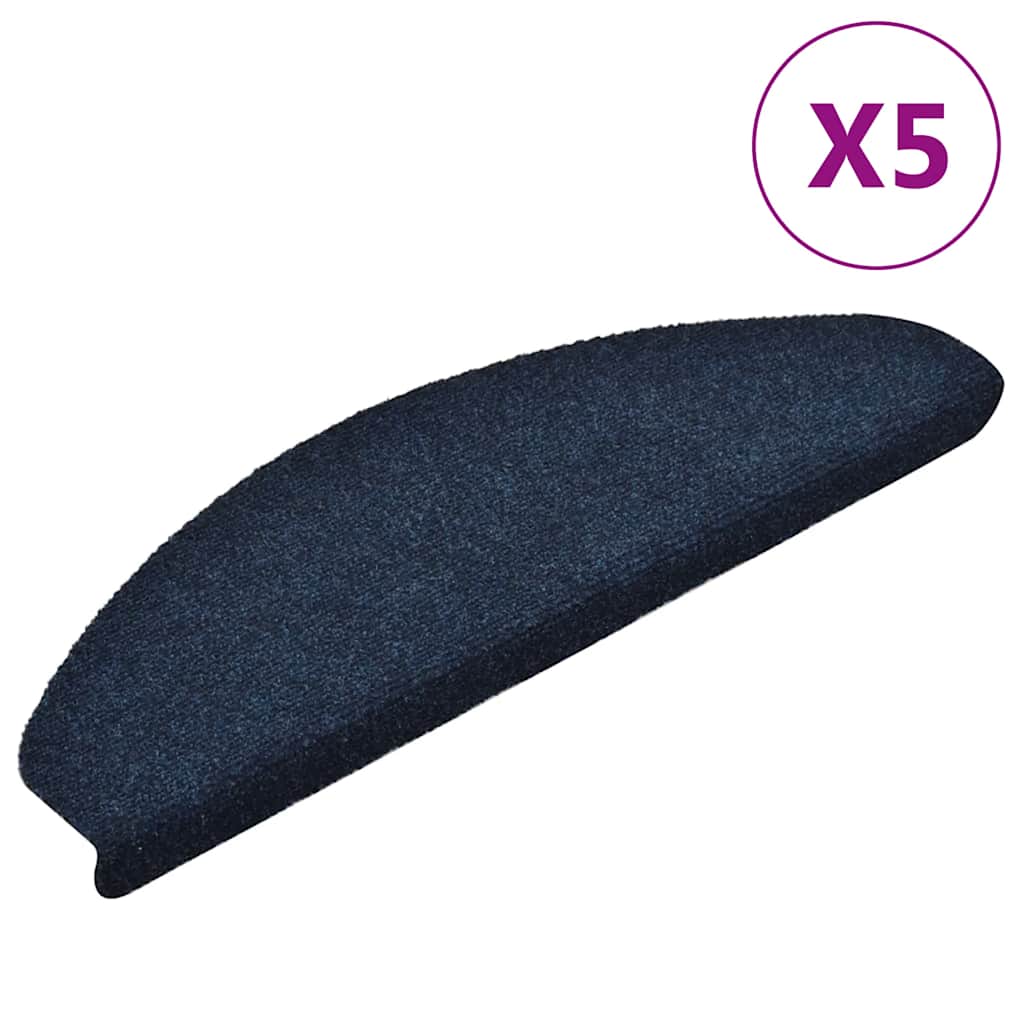 Tappetini Scale Adesivi 5 pz 65x21x4 cm Blu Marino Agugliati cod mxl 65446