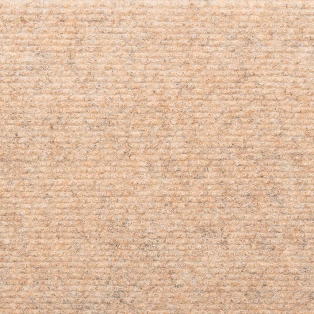 Tappetini per Scale 5 pz Marroni 65x21x4 cm Tessuto Agugliato 149722