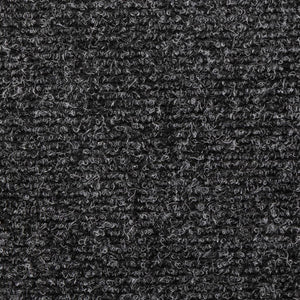 Tappetini per Scale Tessuto Agugliato 5 pz 65x21x4 cm Grigi