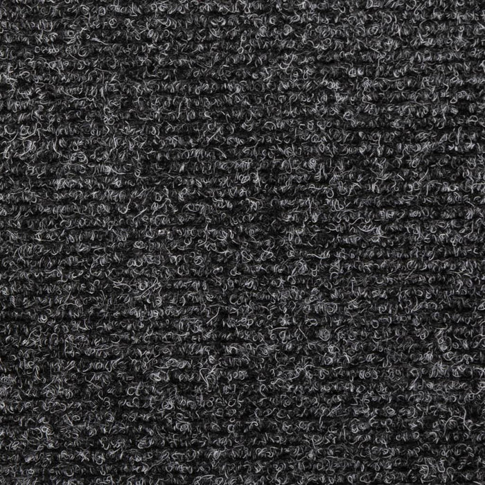 Tappetini per Scale Tessuto Agugliato 5 pz 65x21x4 cm Grigi 149724