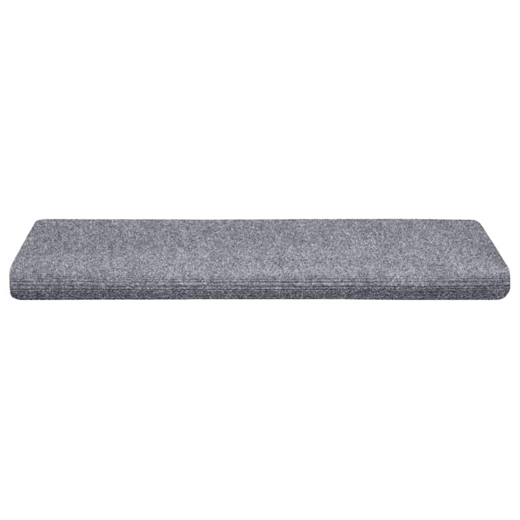 Tappetini per Scale Agugliati 10 pz 65x25 cm Grigio Chiaro cod mxl 62163