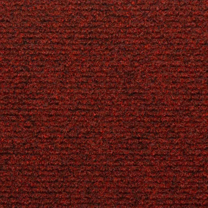 Tappetini per scale autoadesivi 5 pz 65x21x4 cm Bordeaux Rosso Bordo rettangolare 149730