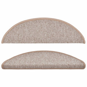 Tappetini per Scale 10 pz 56x20 cm Marrone Chiaro cod mxl 69867