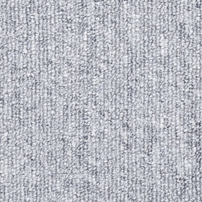 Tappetini per scale 10 pz 56x17x3 cm Grigio chiaro Semicircolari 149741
