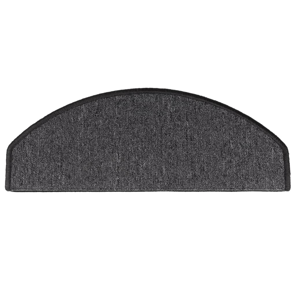 Tappetini per Scale 10 pz 65x24x4 cm Antracite