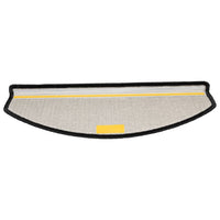 Tappetini per scale 10 pz 65x24x4 cm Antracite Semicircolari Grandi 149751