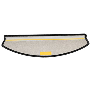 Tappetini per scale 10 pz 65x24x4 cm Antracite Semicircolari Grandi 149751