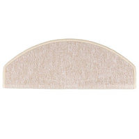 Tappetini per scale 10 pz 65x24x4 cm tortora semicircolari grandi 149763