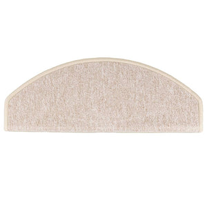 Tappetini per scale 10 pz 65x24x4 cm tortora semicircolari grandi 149763