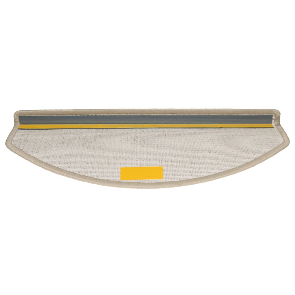 Tappetini per scale 10 pz 65x24x4 cm tortora semicircolari grandi 149763