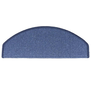 Tappetini per scale 10 pz 65x24x4 cm Blu Semicircolari Grandi 149765