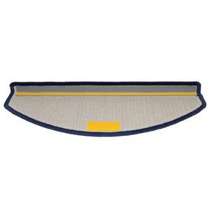 vidaXL Tappetini per scale 10 pz 65x24x4 cm Blu Semicircolari Grandi