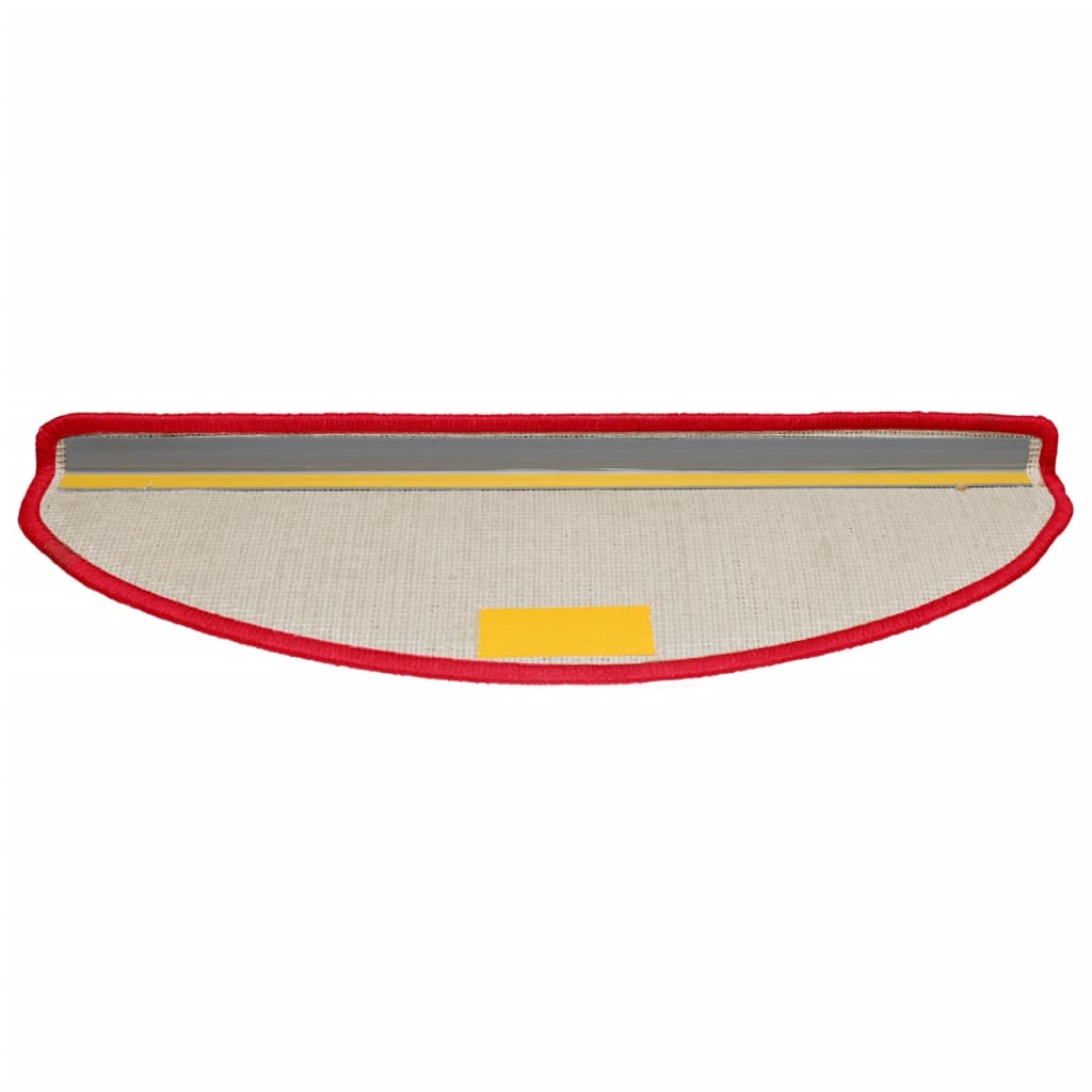 Tappetini per Scale 10 pz 65x25 cm Rosso cod mxl 61574