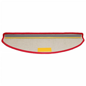 Tappetini per Scale 10 pz 65x25 cm Rosso cod mxl 61574