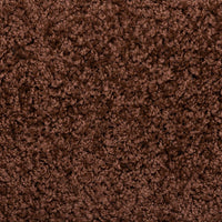 Tappetini per scale 10 pz 65x21x4 cm Marrone Bordo rettangolare 149821