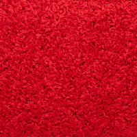 Tappetini per scale 10 pz 65x21x4 cm Rosso Bordo rettangolare 149829