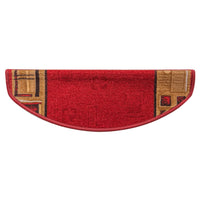 Tappetini per Scale Autoadesivi 5 pz 65x21x4 cm Rossi