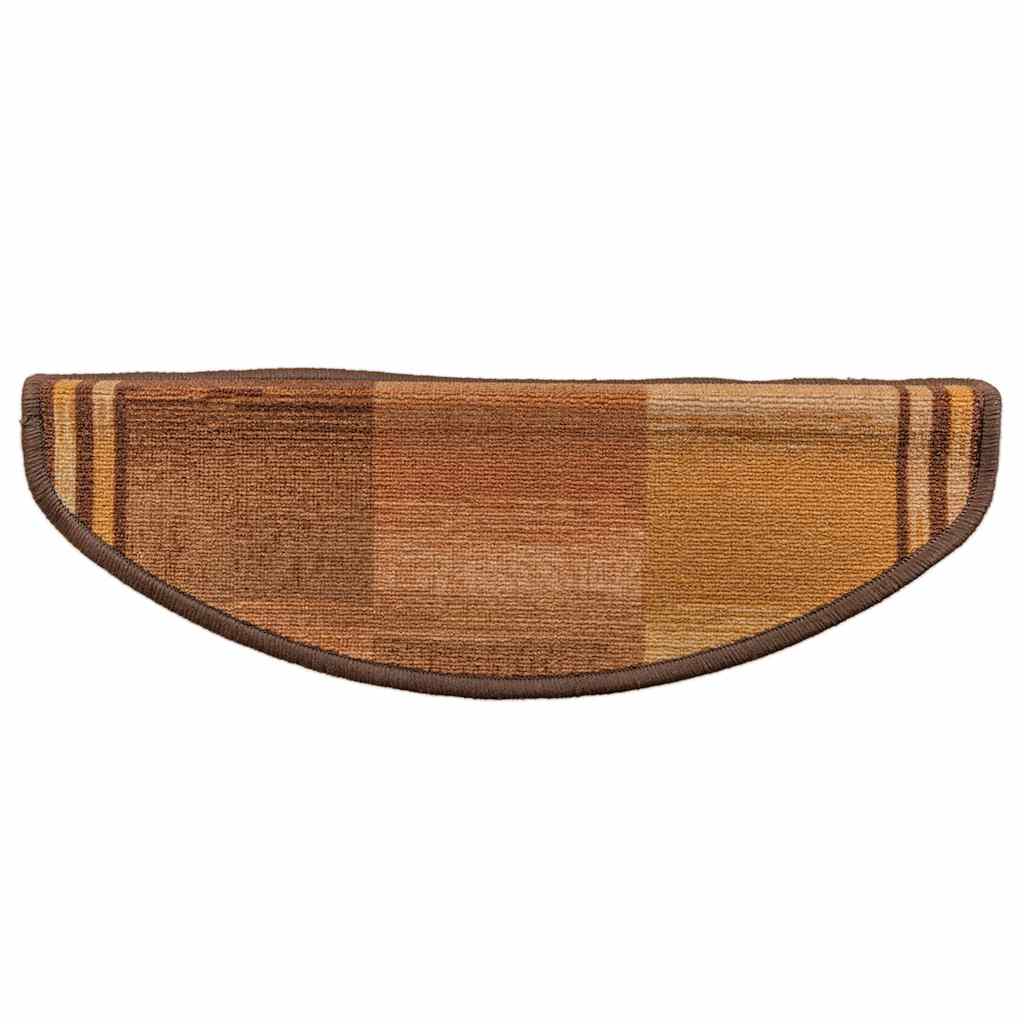 Tappetini per Scale Autoadesivi 5 pz 65x25 cm Marroni cod mxl 70093