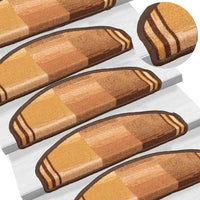 Tappetini per Scale Autoadesivi 10pz 65x21x4 cm Marroni