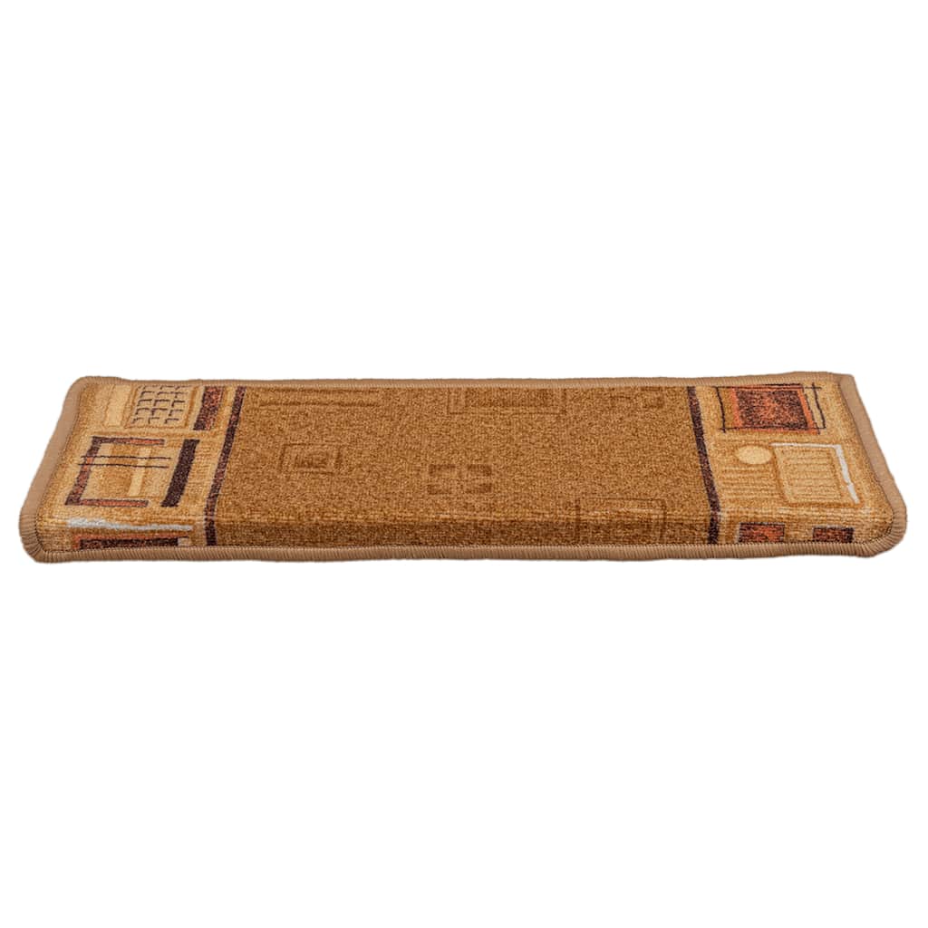 Tappetini per Scale Autoadesivi 5 pz 65x21x4 cm Beige 149840