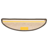 Tappeti Autoadesivi Scale Aspetto Sisal 15pz 56x20cm Argento cod mxl 77262