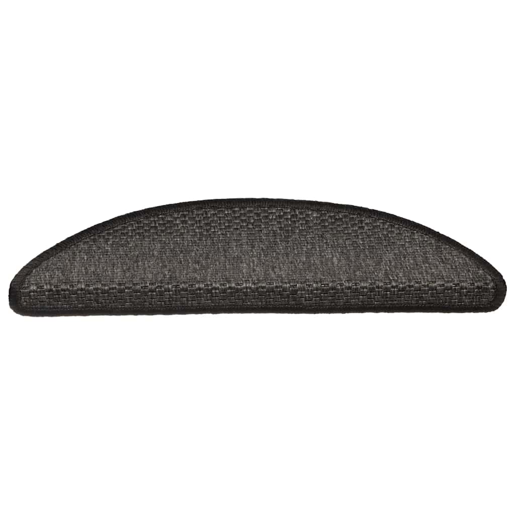 Tappeti Autoadesivi Scale Aspetto Sisal 15 pz 56x17x3 cm 326861