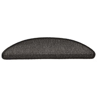 Tappeti Autoadesivi Scale Aspetto Sisal 15 pz 56x17x3 cm 326861