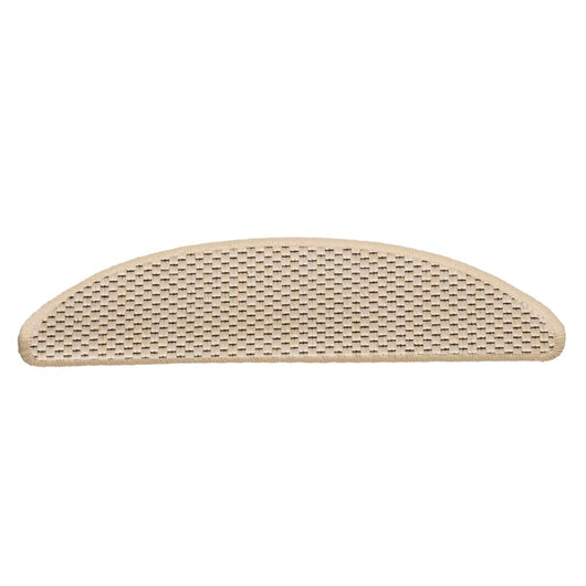 Tappeti Autoadesivi Scale Aspetto Sisal 15pz 56x17x3 cm Berbero 326869