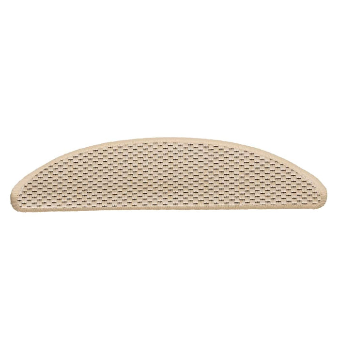 Tappeti Autoadesivi Scale Aspetto Sisal 15pz 56x17x3 cm Berbero 326869