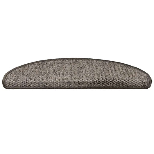 Tappeti Adesivi per Scale Sisal 15pz 65x21x4cm Beige Marrone 326872