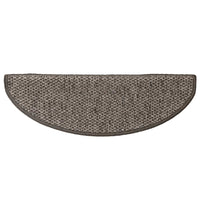 Tappeti Adesivi per Scale Sisal 15pz 65x21x4cm Beige Marrone 326872