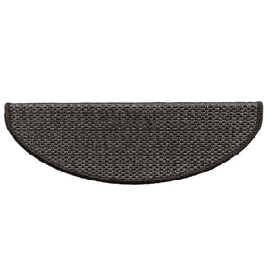 Tappeti Autoadesivi Scale Aspetto Sisal 15pz 65x21x4 Antracite 326873