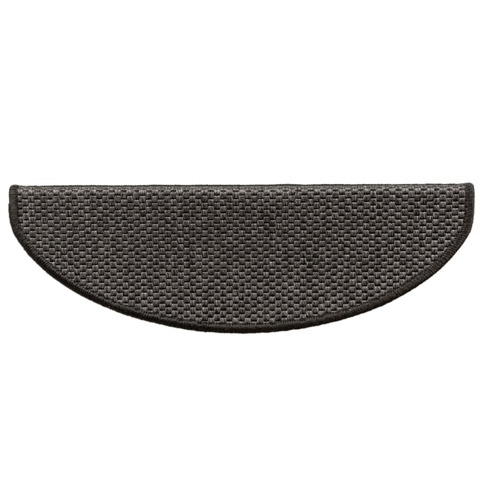 Tappeti Autoadesivi Scale Aspetto Sisal 15pz 65x21x4 Antracite 326873