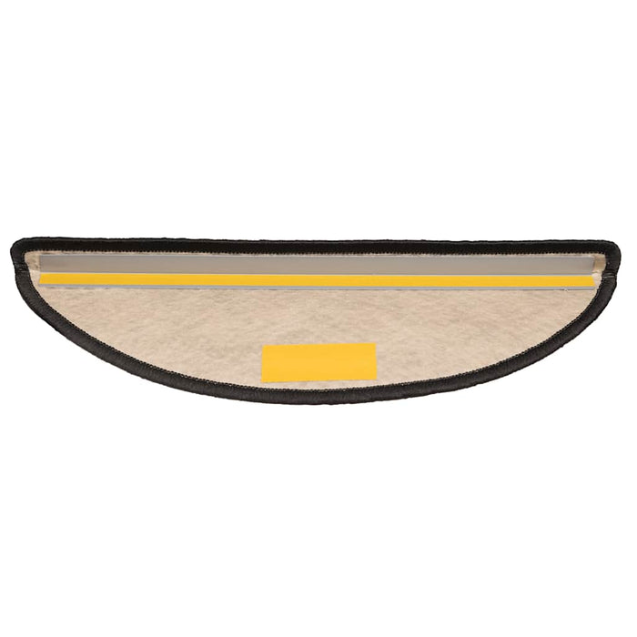 Tappeti Autoadesivi Scale Aspetto Sisal 15pz 65x21x4 Antracite 326873