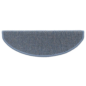 Tappeti Autoadesivi Scale Aspetto Sisal 15 pz 65x21x4 cm Blu 326874