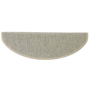 Tappeti Adesivi Scale Aspetto Sisal 15pz 65x21x4cm Verde Chiaro 326875