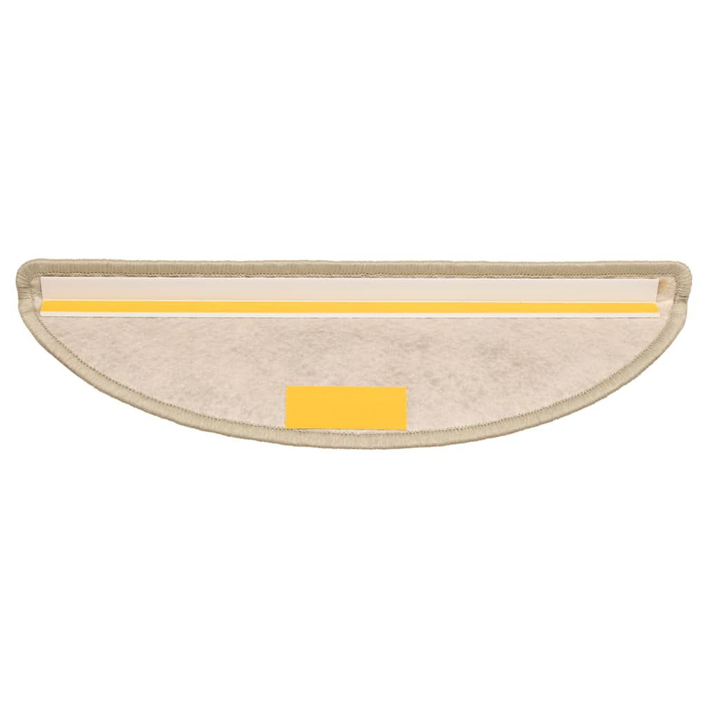 Tappeti Adesivi Scale Aspetto Sisal 15pz 65x21x4cm Verde Chiaro 326875