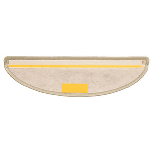 Tappeti Adesivi Scale Aspetto Sisal 15pz 65x21x4cm Verde Chiaro 326875