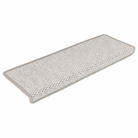 Tappeti Autoadesivi Scale Aspetto Sisal 15 pz 65x25 cm Beige cod mxl 78291