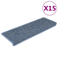 Tappeti Autoadesivi Scale Aspetto Sisal 15 pz 65x21x4 cm Blucod mxl 130248