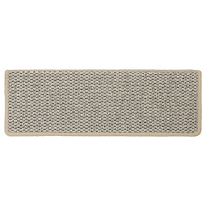 Tappeti Autoadesivi Scale Aspetto Sisal 15 pz 65x21x4 cm Verdi 326887