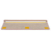 Tappeti Autoadesivi Scale Aspetto Sisal 15 pz 65x21x4cm Rosa 326888