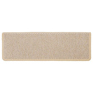 Tappeti Autoadesivi Scale Aspetto Sisal 15 pz 65x21x4 cm Berber 326893
