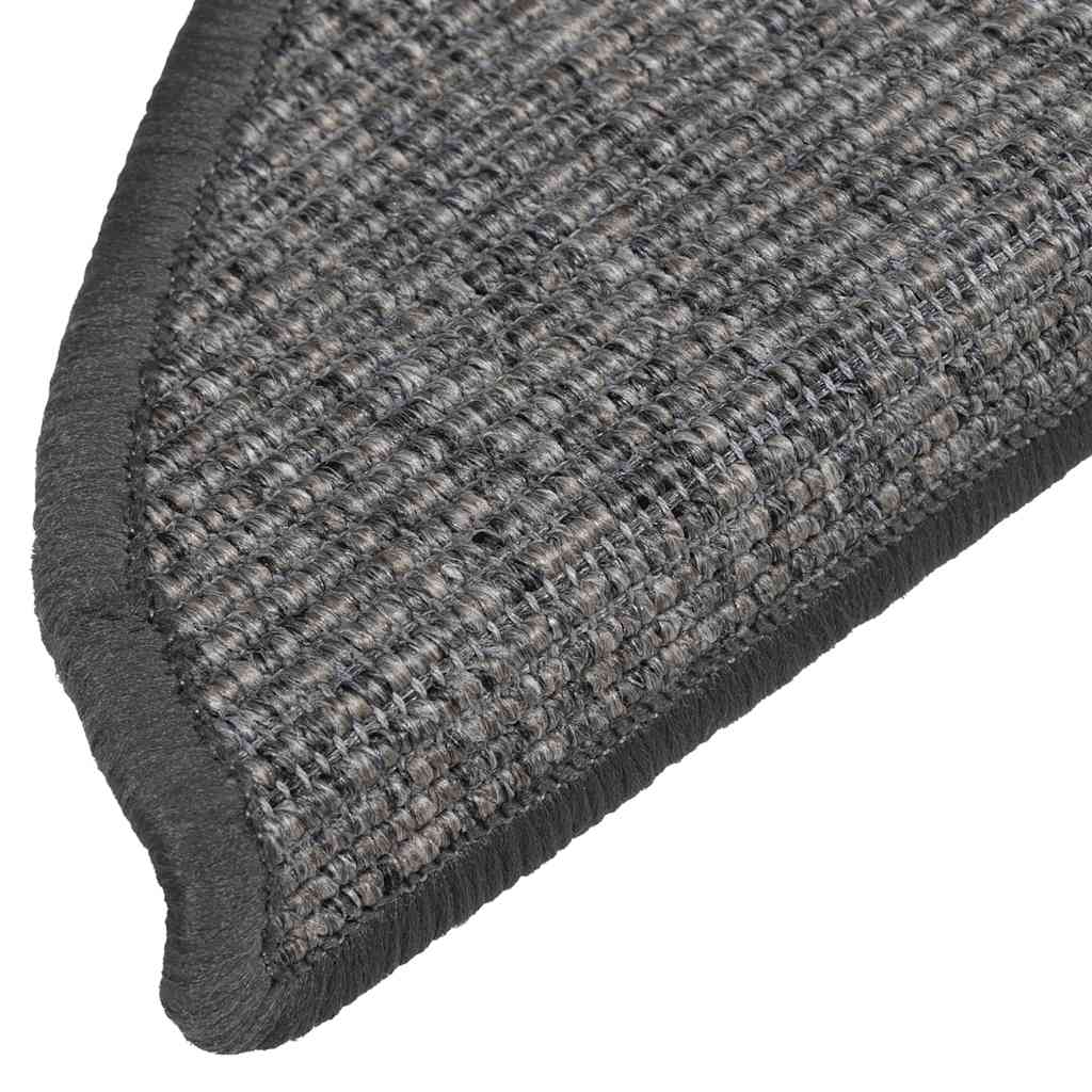 Tappeti Adesivi per Scale 15 pz 56x17x3 cm Beige e Grigio