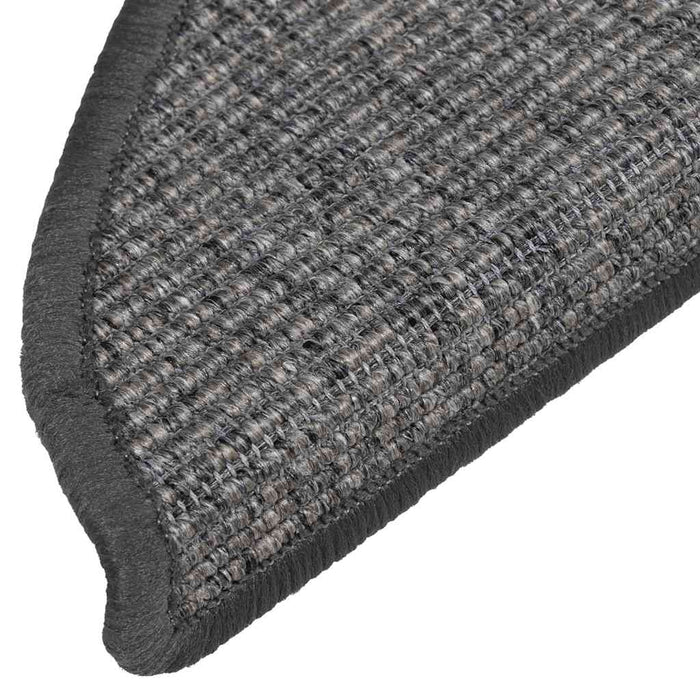 Tappeti Adesivi per Scale 15 pz 56x17x3 cm Beige e Grigio