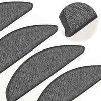 Tappeti Adesivi per Scale 15 pz 56x17x3 cm Beige e Grigio