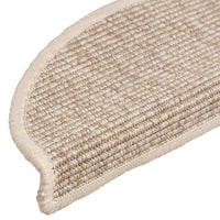 Tappeti Adesivi per Scale 15 pz 56x20 cm Beige Chiaro cod mxl 67491