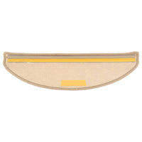 Tappetini Autoadesivi per Scale 15 pz Beige Scuro 65x25 cm cod mxl 63660