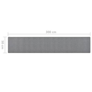 Tappeto Corsia Grigio Scuro 50x300 cm cod mxl 69728